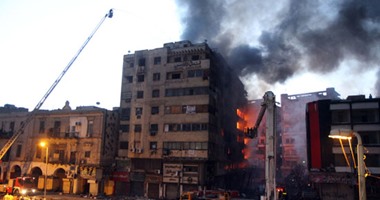 صورة رئيس حي الموسكي:حريق العتبة لم يسفر عنه أي إصابات..وجاري حصر الخسائر المادية