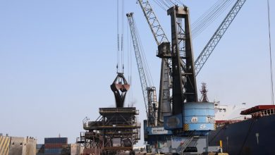 صورة ميناء السخنة يستقبل أكبر سفينة صب جاف لصالح كبرى مصانع الحديد بالمنطقة الاقتصادية بالعين السخنة