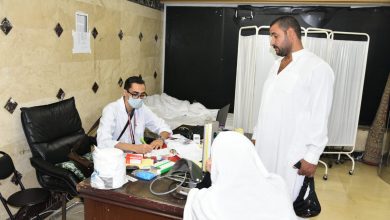 صورة الصحة: ” البعثة الطبية للحج” تتابع تصعيد المرضي المصريين على مستشفيات المشاعر لأداء فريضة الحج