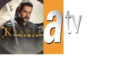 صورة تردد قناة أى تي في التركية “atv” الجديد 2021 الناقلة للحلقة 55 من مسلسل قيامة عثمان على نايل سات