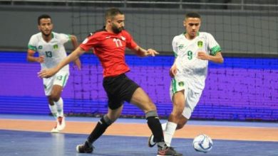 صورة نتيجة مباراة منتخب مصر وموريتانيا في افتتاح بطولة العرب لكرة الصالات