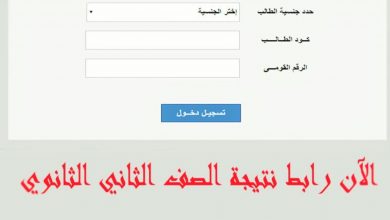 صورة بالكود.. تعرف على رابط وخطوات الاستعلام عن نتيجة الصف الثاني الثانوي 2021 الترم الثاني عبر موقع وزارة  التربية والتعليم