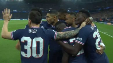 صورة أهداف مباراة باريس سان جيرمان ومانشستر سيتي (2-0) اليوم فى دوري أبطال أوروبا