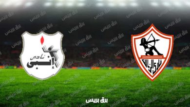 صورة نتيجة مباراة الزمالك وإنبي اليوم في الدوري المصري الممتاز