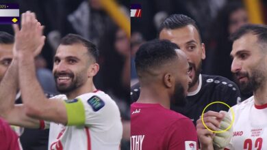 صورة لاعبو الأردن يتهمون قطر بالرشوة في لقطة مثيرة للجدل !!