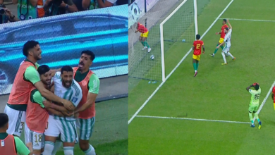صورة سيناريو الجنون والرعب يحدث من المنتخب الجزائري وبن رحمة أمام غينيا في دقيقة!!
