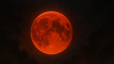 صورة قبل حدوثه غدا.. تعرف على أماكن مشاهدة خسوف القمر الكلي